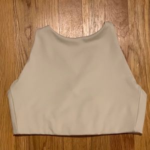 Girlfriend Collective Topanga White Bra